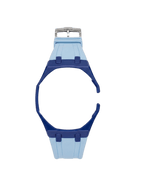 bracelet adaptatif noir pour montre swatch royal pop