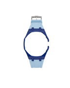 bracelet adaptatif noir pour montre swatch royal pop