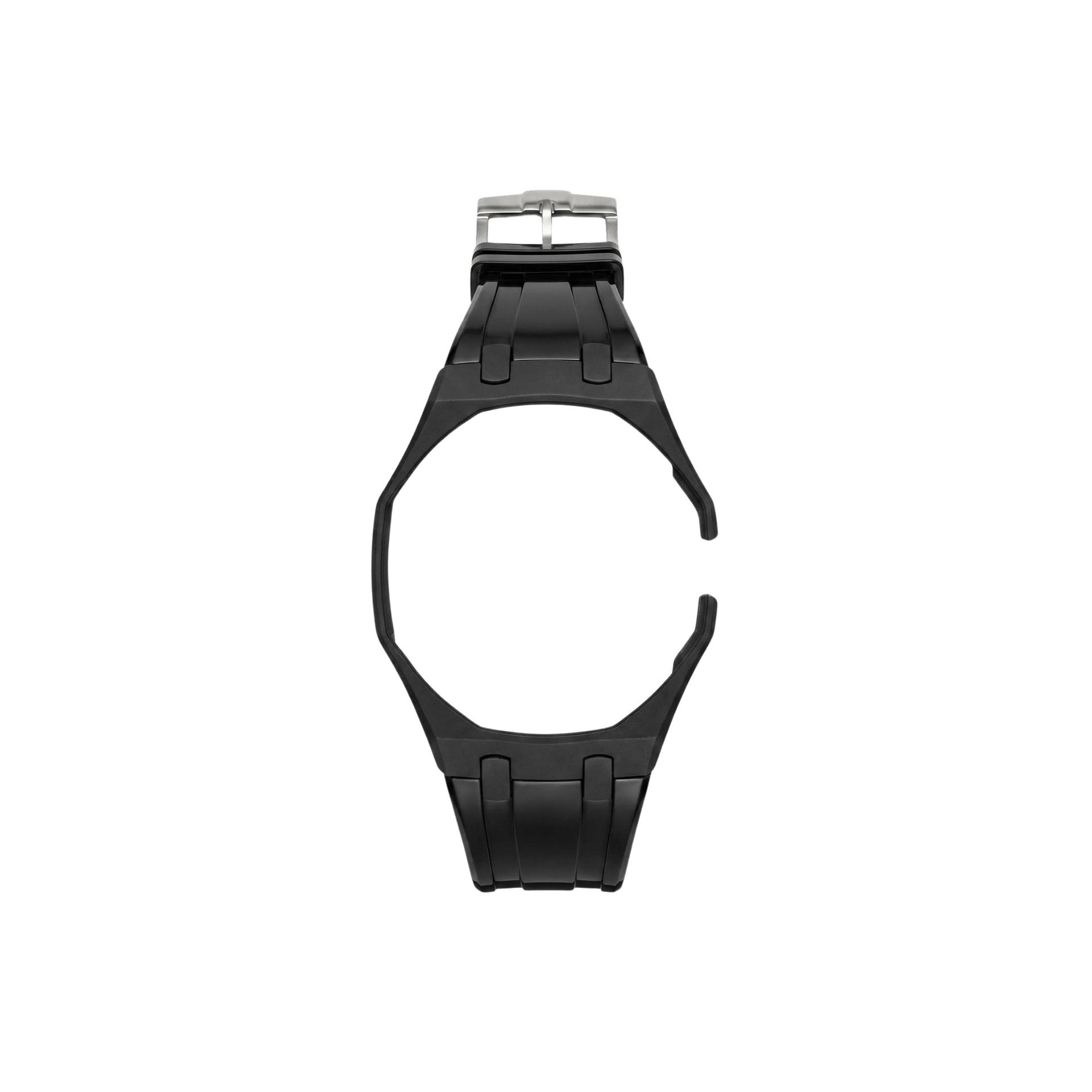 bracelet adaptatif noir pour montre swatch royal pop