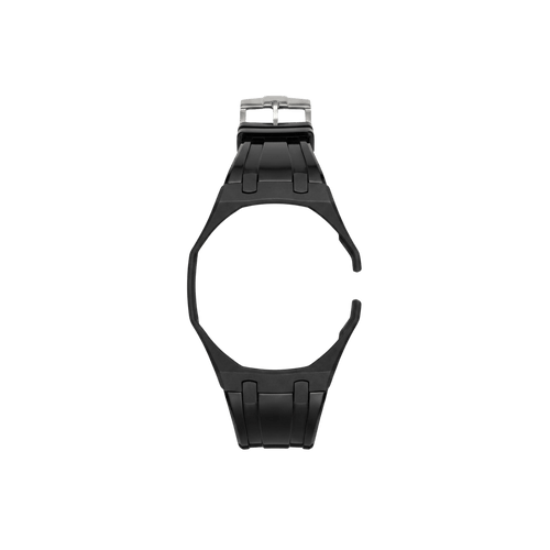 bracelet adaptatif noir pour montre swatch royal pop