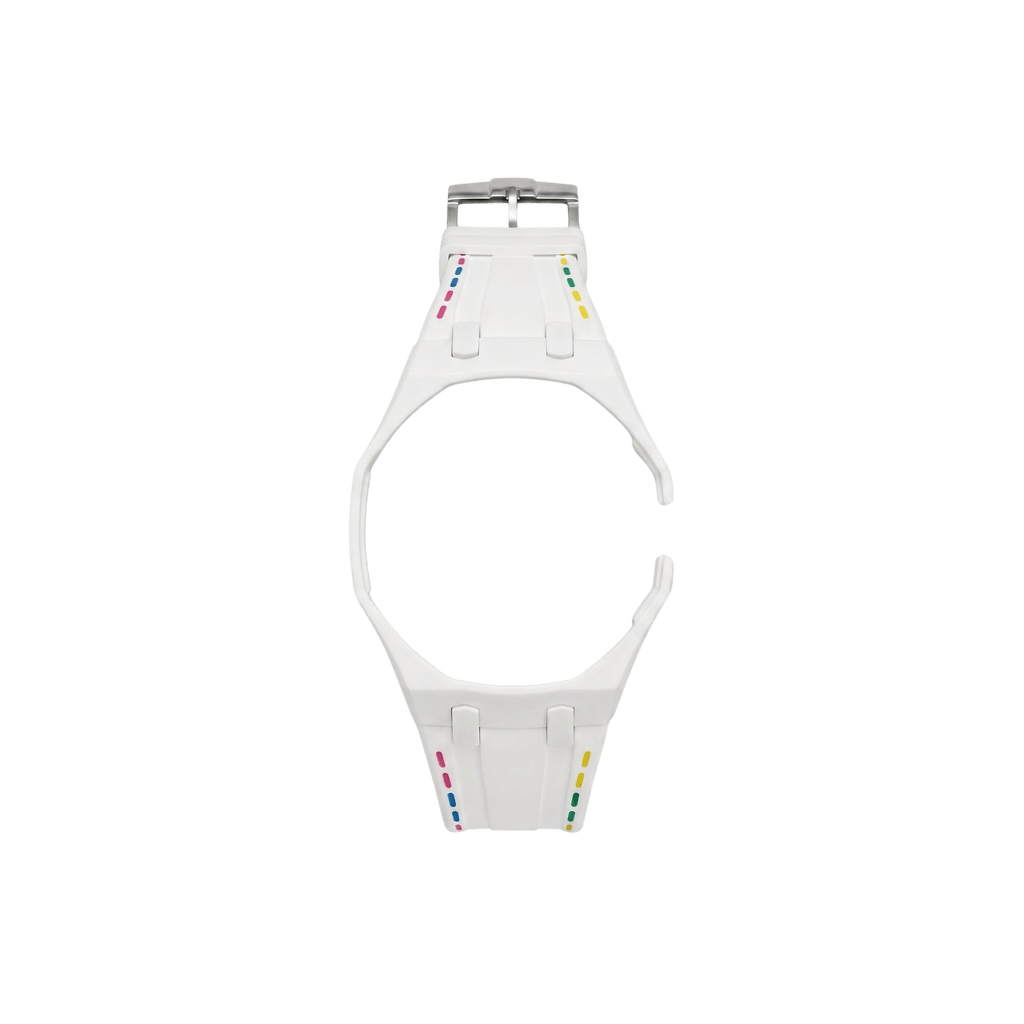 bracelet adaptatif noir pour montre swatch royal pop