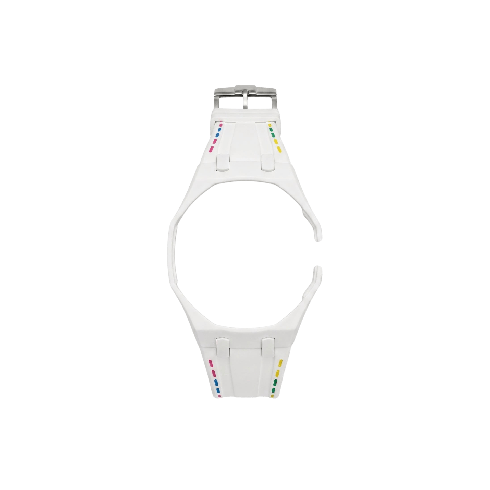 bracelet adaptatif noir pour montre swatch royal pop