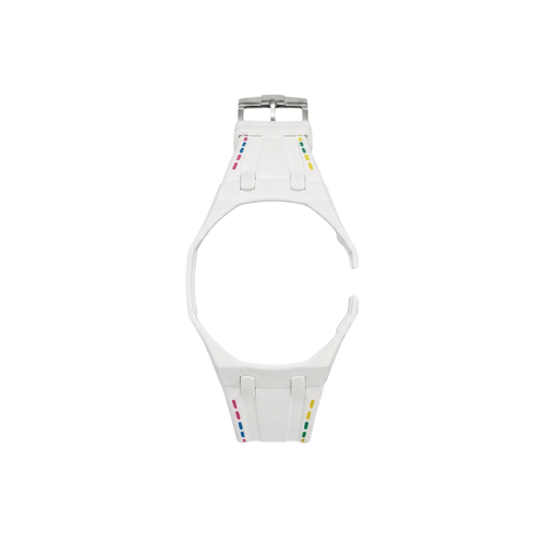 bracelet adaptatif noir pour montre swatch royal pop