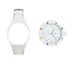 bracelet adaptatif noir pour montre swatch royal pop